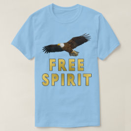 Camiseta Espíritu libre con águila calva volando