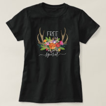 Espíritu Libre Moderno Boho Chic Flores Cuerno de