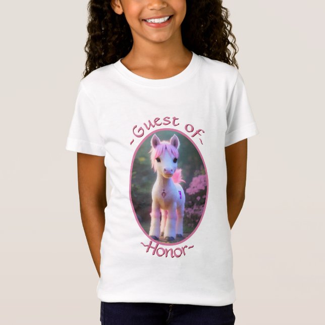 Camiseta Espíritu lindo 3D Pony 10 invitado de honor (Anverso)