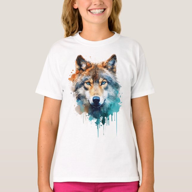 Camiseta Espíritu lobo: el poder y la gracia del lobo (Anverso)