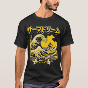 Camiseta Espíritu Marino Sueño de Surf - Ola Japonesa Amari