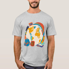 Camiseta Espíritu nómada - Explore el té al aire libre