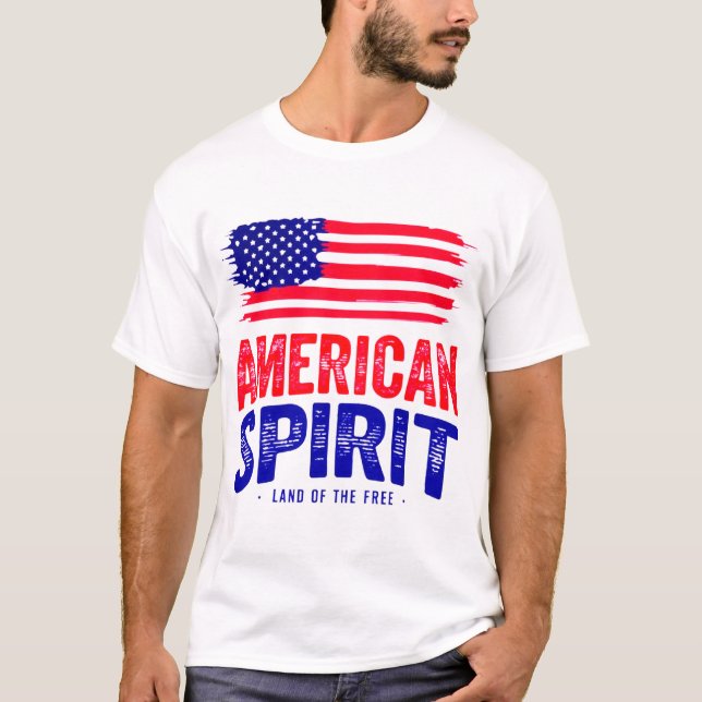 Camiseta Espíritu norteamericano (Anverso)