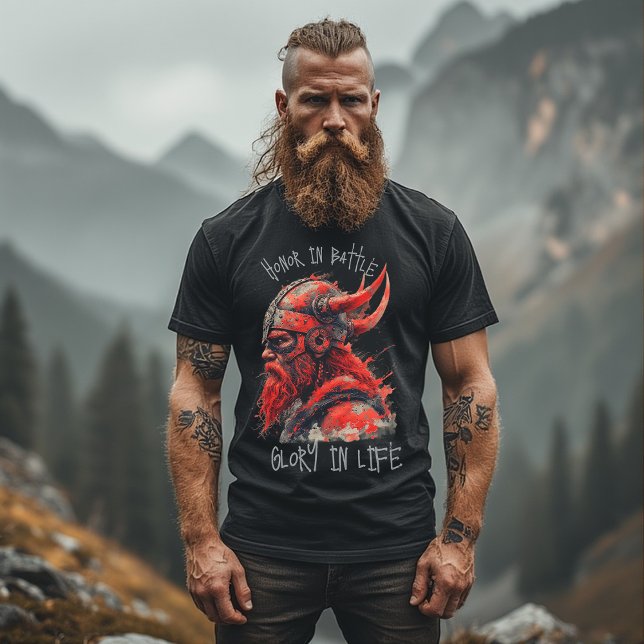 Camiseta Espíritu Northman Indomable Arte de Guerrero Vikin (Subido por el creador)