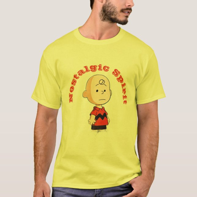 Camiseta Espíritu nostálgico: Charlie Brown se reúne con Mi (Anverso)