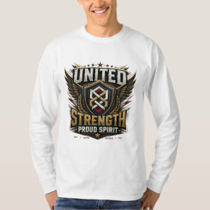 Camiseta Espíritu Orgulloso Fuerza Unida