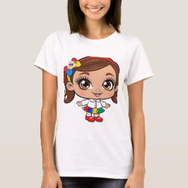 Camiseta "Espíritu Radiante: Una Niña Pequeña Celebrando El
