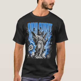 Camiseta Espíritu Rico Negro Carolina AJ5 Coincidencia