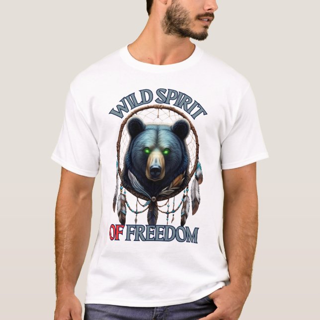 CAMISETA ''ESPÍRITU SALVAJE DE LA LIBERTAD'' (Anverso)