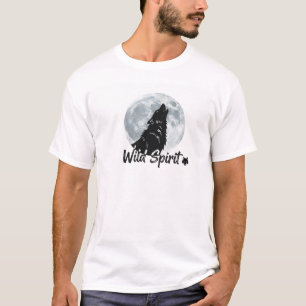 Camiseta Espíritu salvaje - Diseño audaz de camisas lobo
