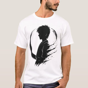 Camiseta Espíritu samurai - arte de la sombra animal