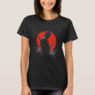 Camiseta Espíritu samurai gráfico de guerrero moderno