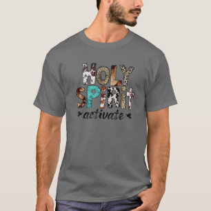 Camiseta Espíritu Santo activa al Piel de vaca Vaquero del