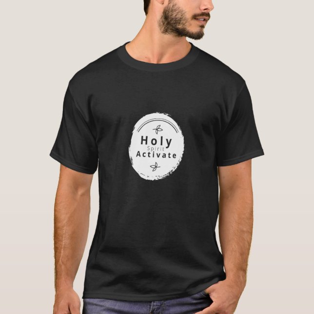 Camiseta Espíritu Santo activa el amor religioso cristiano (Anverso)