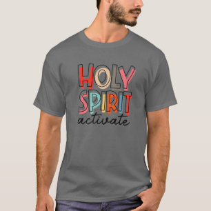 Camiseta Espíritu Santo activa Jesús Día de Pascua Cristian