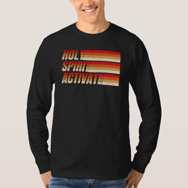 Camiseta Espíritu Santo Activar Cristiano (Anverso)