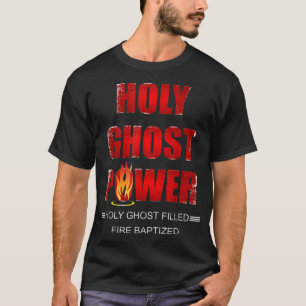 Camiseta Espíritu Santo de poder fantasma relleno Apostol p