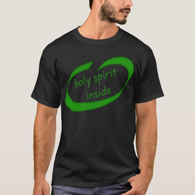 Camiseta Espíritu Santo dentro del cristiano (Anverso)