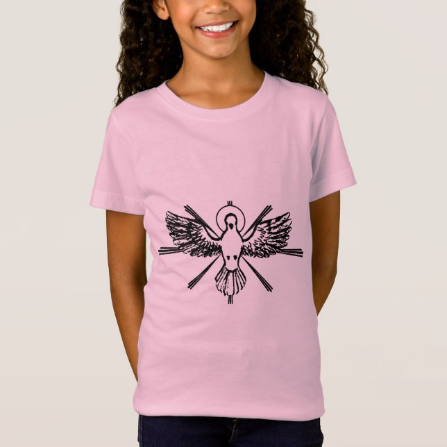 Camiseta Espíritu Santo en forma de paloma (Anverso)