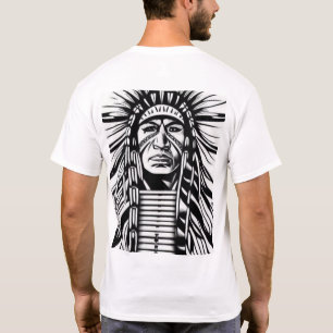 Camiseta Espíritu tribal: Símbolo nativo americano.