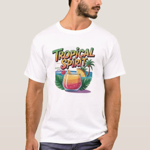Camiseta espíritu tropical