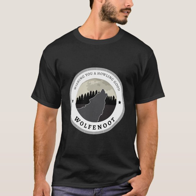 Camiseta Espíritu Wolfenoot Del Regalo Del Lobo (Anverso)