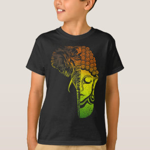 Camiseta Espiritual budista Mantra Zen Budismo Elephant Bu