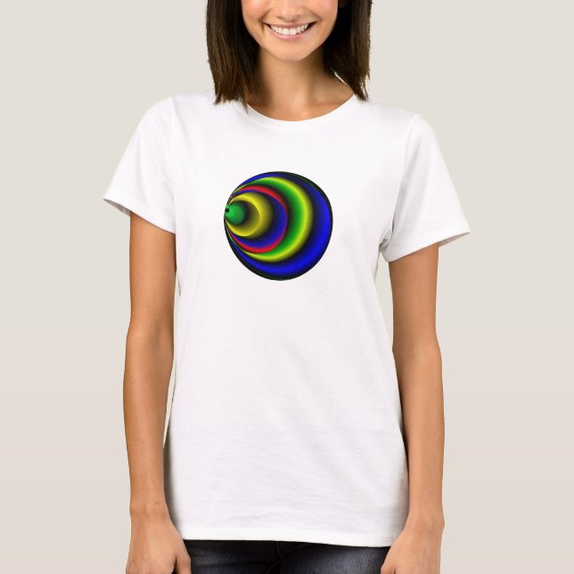 Camiseta Espiritual consciente 3 del escudo (Anverso)