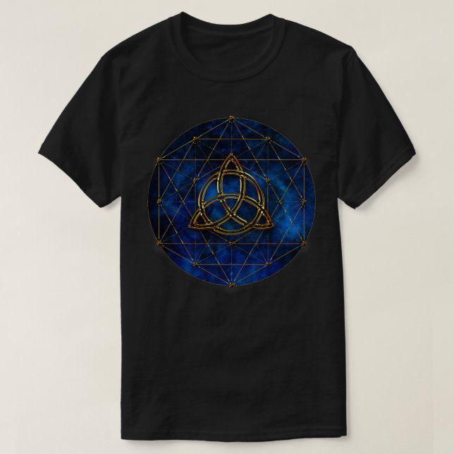 Camiseta Espiritual de Geometría Sagrada de Knot Celtic (Diseño del anverso)