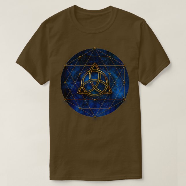 Camiseta Espiritual de Geometría Sagrada de Knot Celtic (Diseño del anverso)