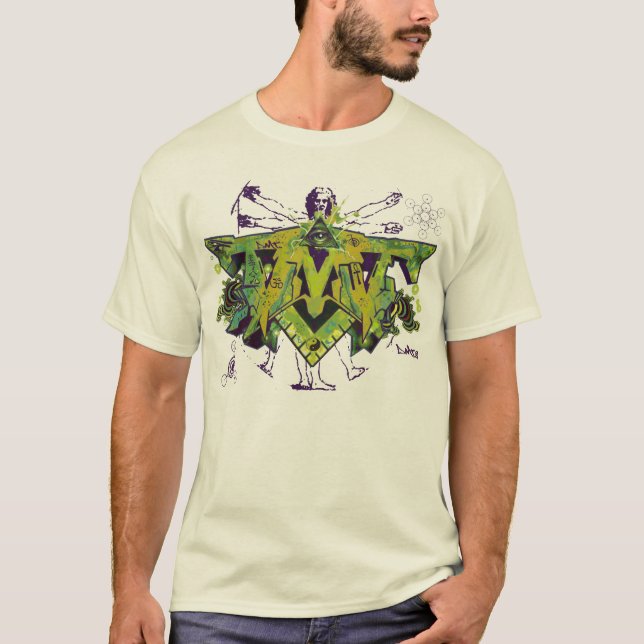 CAMISETA ESPIRITUAL DE LA PINTADA AYAHUASCA DEL (Anverso)