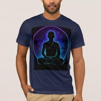 Camiseta espiritual monje mediadora neón | Ze cósm
