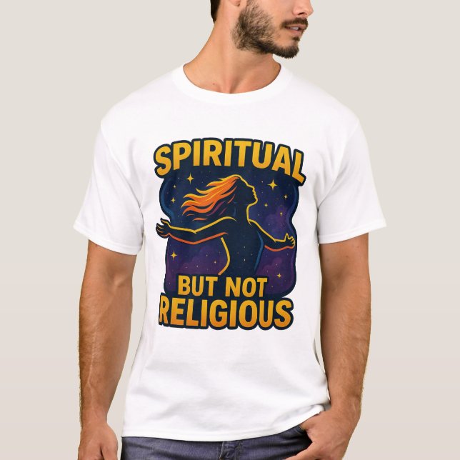 Camiseta "Espiritual pero no religioso" - Espíritu Libre có (Anverso)