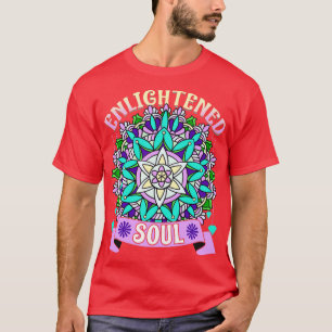 Camiseta Espiritualidad del alma iluminada Mandala Zen D