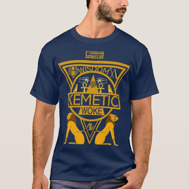 Camiseta Espiritualidad kemética arte egipcio antiguo (Anverso)