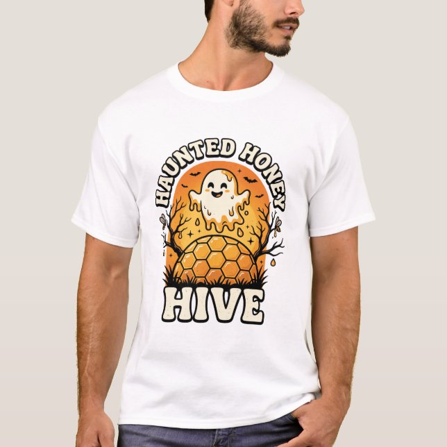 Camiseta Espíritus de Miel Embrujados de Halloween (Anverso)