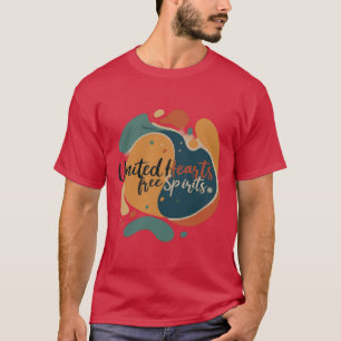 Camiseta Espíritus libres del corazón unido
