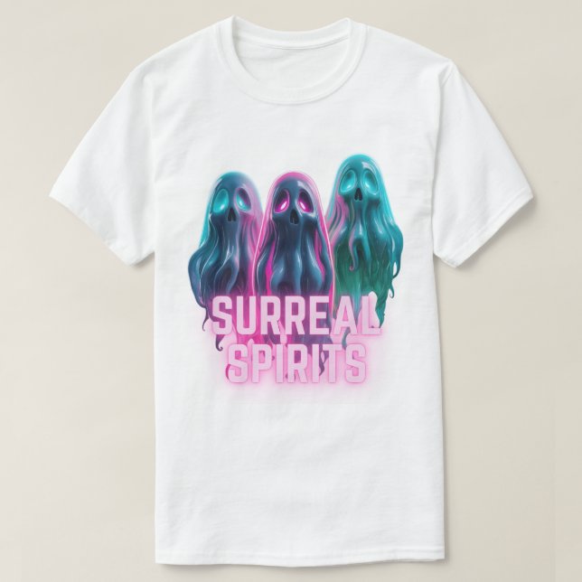Camiseta Espíritus surrealistas - Presencias fantasmas (Diseño del anverso)