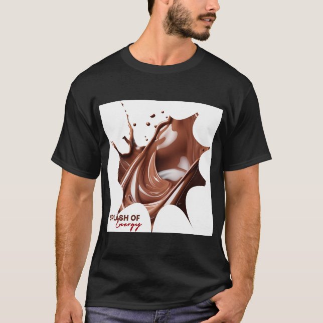 Camiseta Esplandor de energía - Café caliente matutino (Anverso)