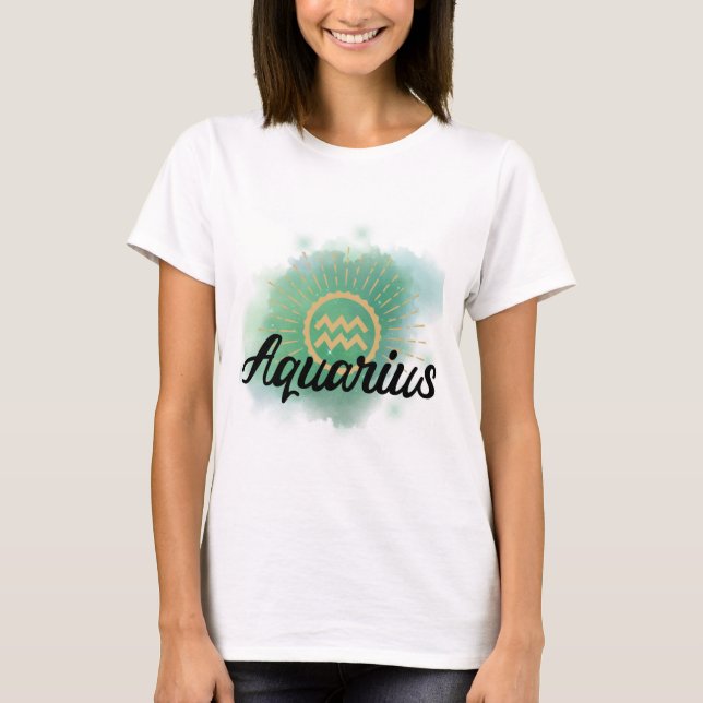 Camiseta Esplash acuático acuario (Anverso)