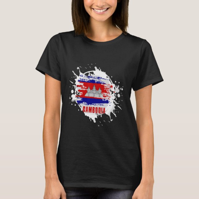 Camiseta Esplash de Camboya (Anverso)