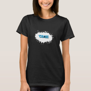 Camiseta Esplash de diversión para animales de camello