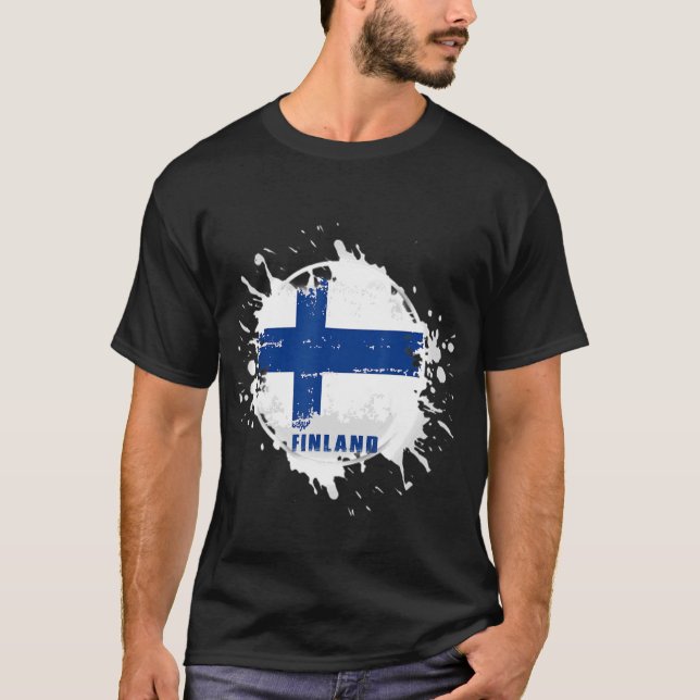 Camiseta Esplash de Finlandia (Anverso)