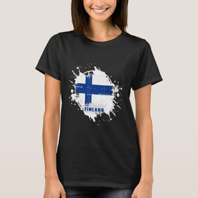 Camiseta Esplash de Finlandia (Anverso)