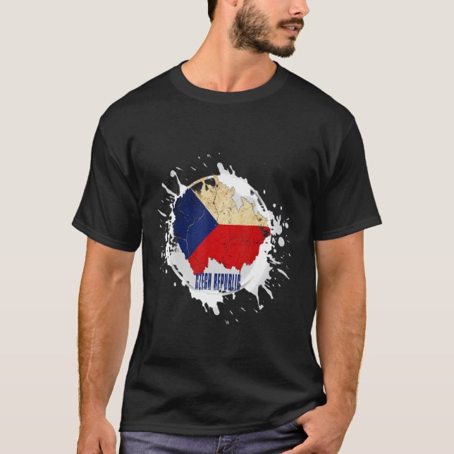 Camiseta Esplash de la República Checa (Anverso)