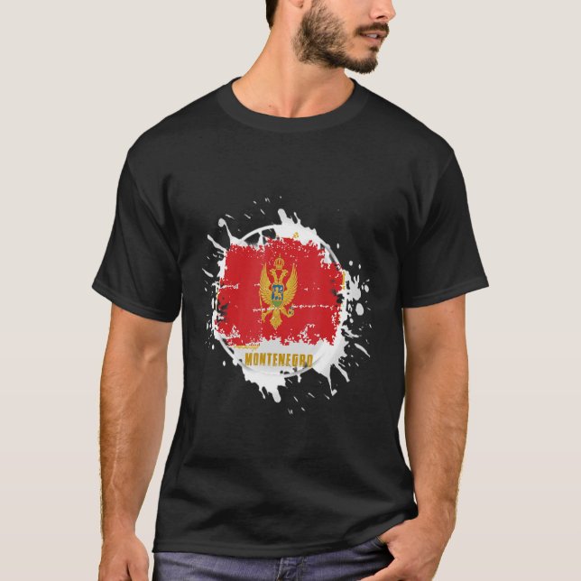 Camiseta Esplash de Montenegro (Anverso)