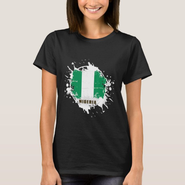 Camiseta Esplash de Nigeria (Anverso)