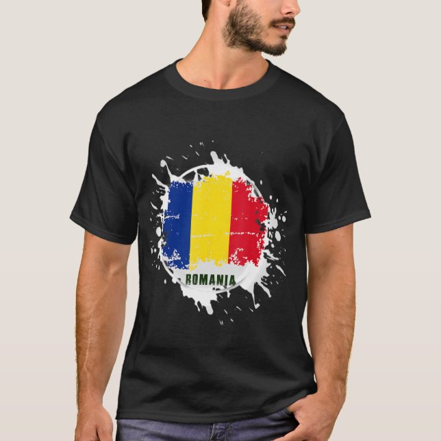 Camiseta Esplash de Rumania (Anverso)