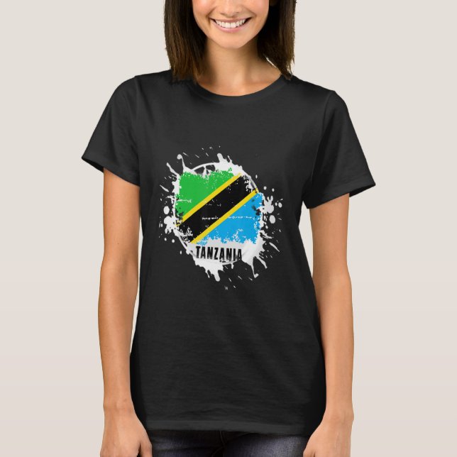 Camiseta Esplash de Tanzania (Anverso)