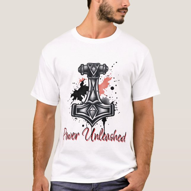 Camiseta Esplash de tinta martillo (Anverso)